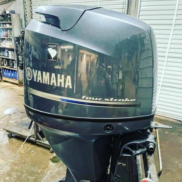 Used 2015 Yamaha 90 HP 4-Stroke Outboard Motor – 25" Shaft – 119 Hours