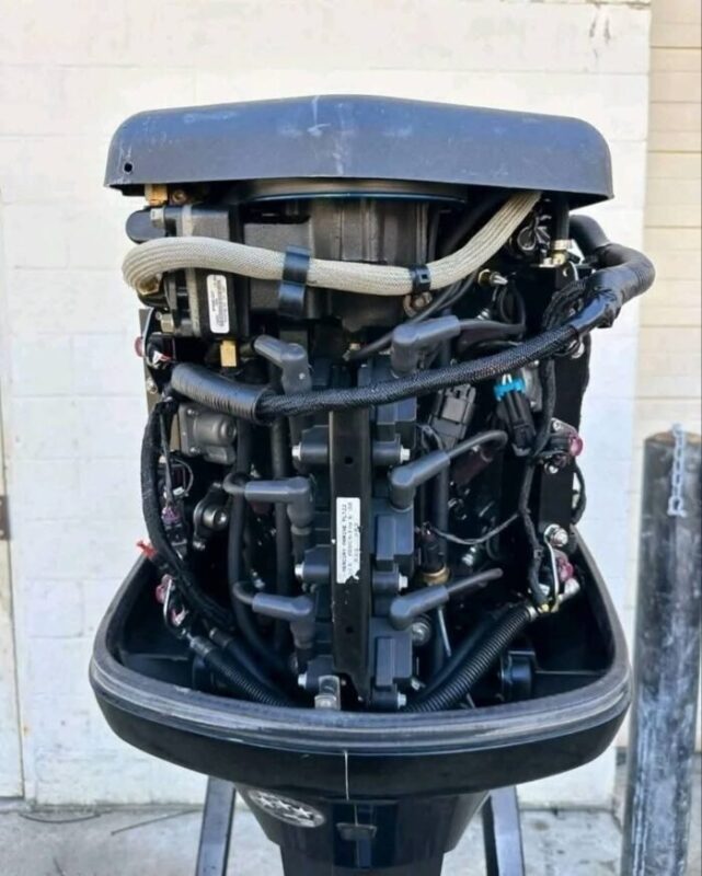 Used 2016 Mercury 175 HP Pro XS OptiMax 2-Stroke Outboard Motor – 20" Shaft – 210 Hours – Rigging Included