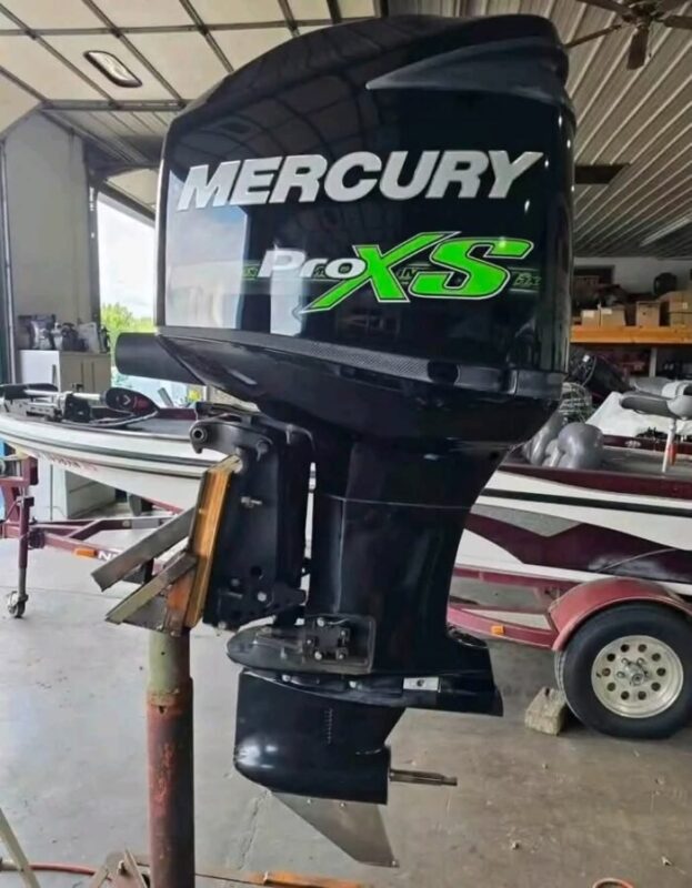 2016 Mercury 200HP Pro XS OptiMax Outboard - 182 Hours, Complete with Controls & Prop