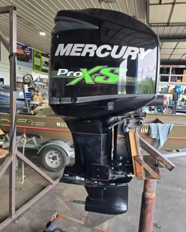 2016 Mercury 200HP Pro XS OptiMax Outboard - 182 Hours, Complete with Controls & Prop
