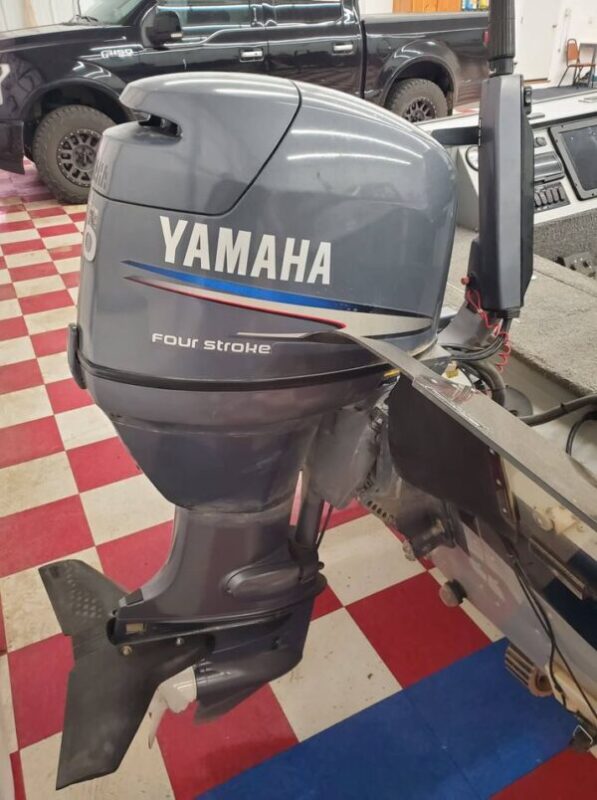 Used 2016 Yamaha F50LB 50 HP 4-Stroke EFI Outboard Motor – 20" Shaft – 108 Hours