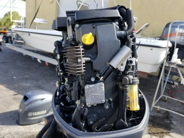 Used 2016 Yamaha F50LB 50 HP 4-Stroke EFI Outboard Motor – 20" Shaft – 108 Hours