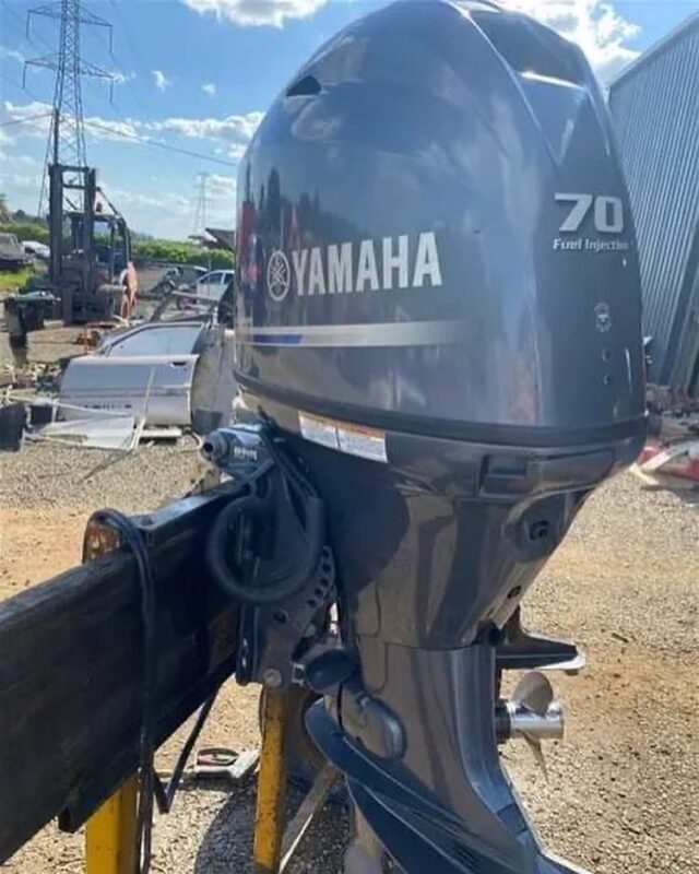 2016 Yamaha 70 HP 4-Stroke 20'' Shaft Remote Steer Outboard Motor - Alpha Marine Outboards