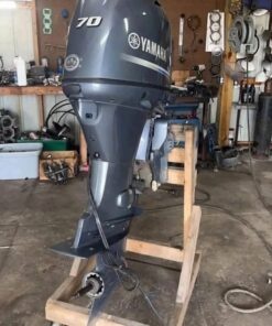 Used 2016 Yamaha F70LA 70 HP 4-Stroke EFI Outboard Motor – 20" Shaft – Approximately 200 Hours – Electric Start – Power Trim & Tilt