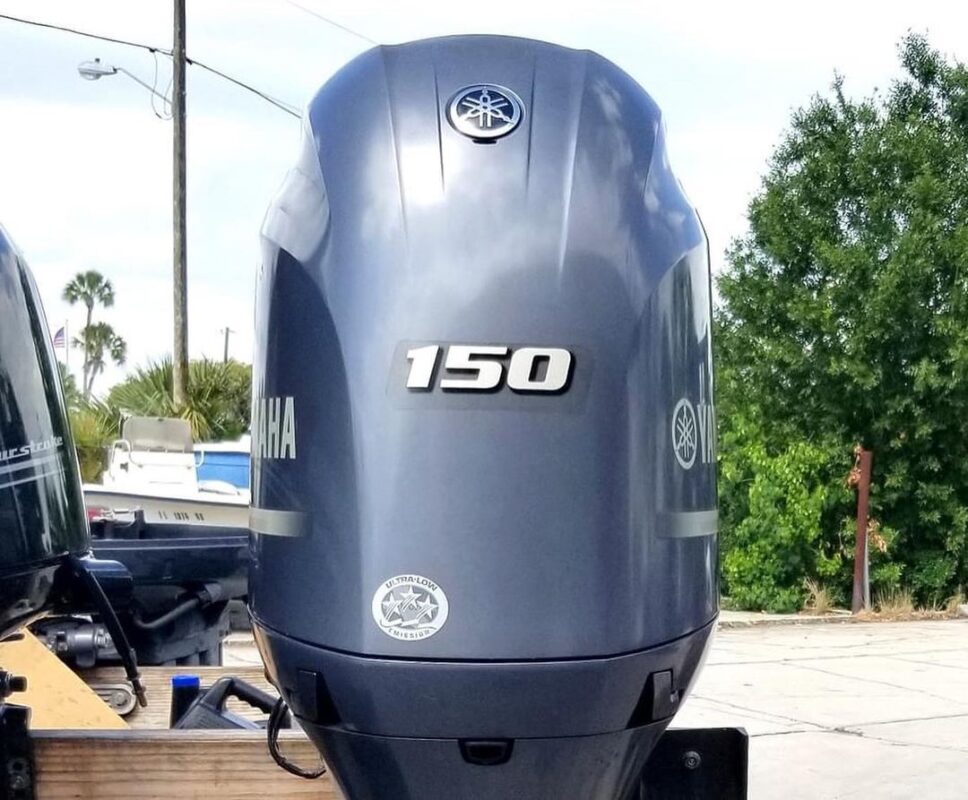 2017 Yamaha 150 HP 4-Stroke 20'' Shaft Power Tilt And Trim Outboard Motor - Alpha Marine Outboards