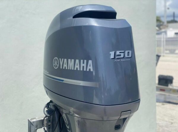 Used 2018 Yamaha 150 HP 4-Stroke Outboard Motor – 25" Shaft – 183 Hours