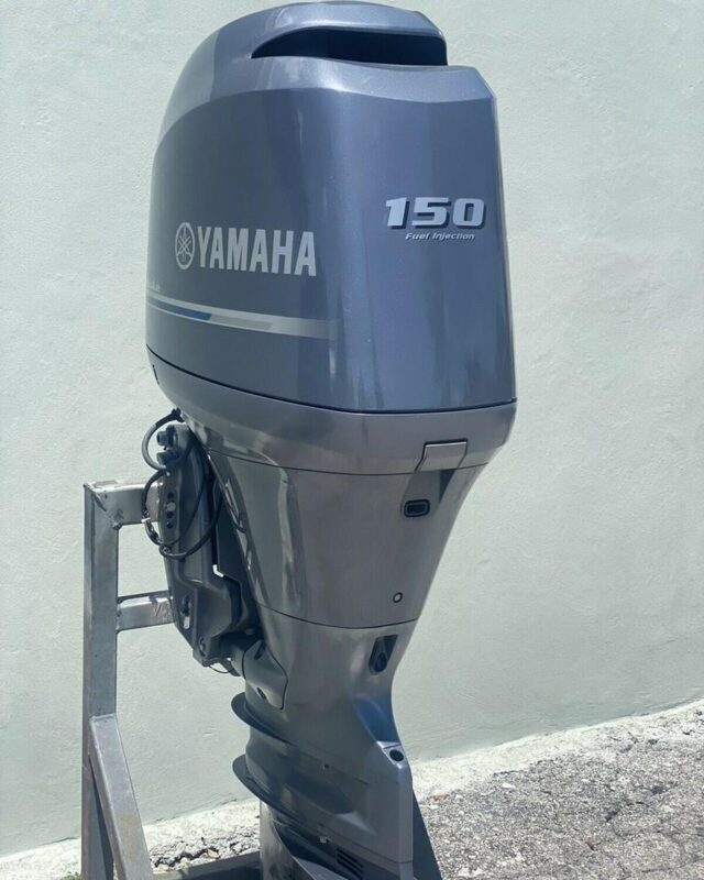 Used 2018 Yamaha 150 HP 4-Stroke Outboard Motor – 25" Shaft – 183 Hours
