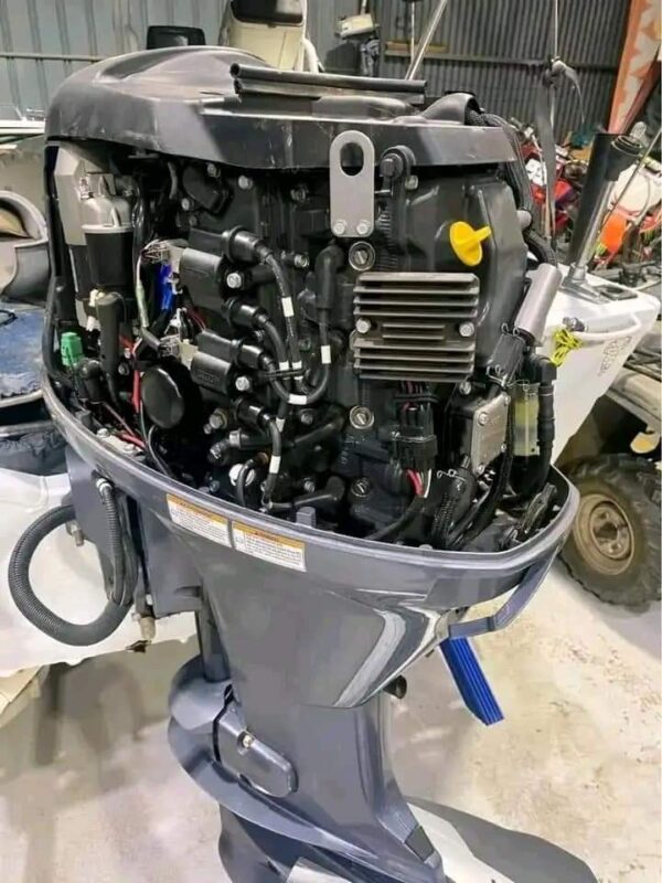 Used 2018 Yamaha 60 HP High Thrust Outboard Motor – 20" Shaft – 175 Hours