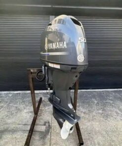Used 2018 Yamaha F50 50 HP 4-Stroke Outboard Motor – 20" Shaft – 104 Hours – Yamaha Serviced – Controls & Gauges Included