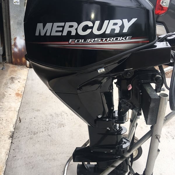 2019 Mercury 25 HP 4-Stroke 20'' Shaft Tiller Outboard Motor - Alpha Marine Outboards