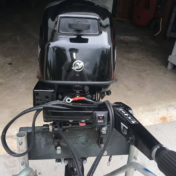 2019 Mercury 25 HP 4-Stroke 20'' Shaft Tiller Outboard Motor - Alpha Marine Outboards