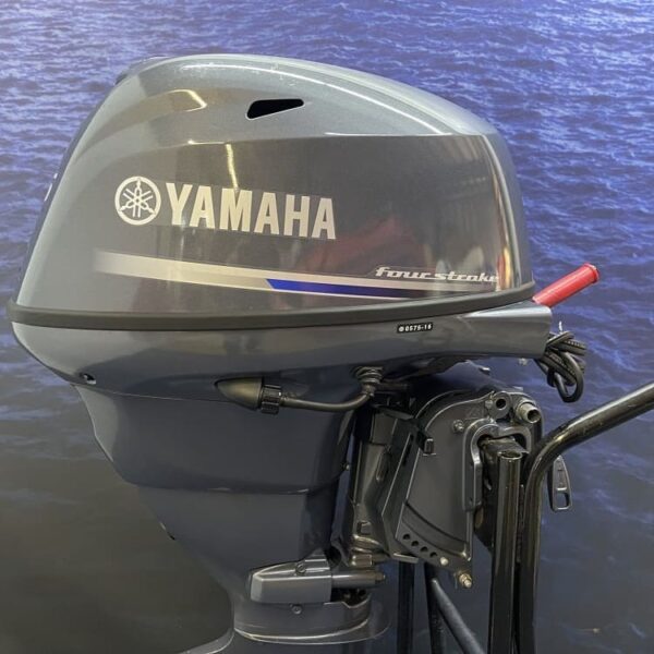 Used 2019 Yamaha 25 HP 4-Stroke Tiller Outboard Motor – 16 Hours