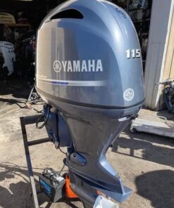 Used 2019 Yamaha F115 115 HP 4-Stroke EFI Outboard Motor – 20" Shaft – 230 Hours – Electric Start