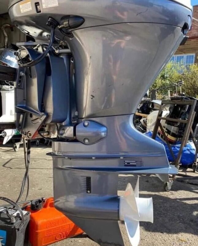 Used 2019 Yamaha F115 115 HP 4-Stroke EFI Outboard Motor – 20" Shaft – 230 Hours – Electric Start