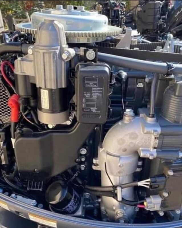 Used 2019 Yamaha F115 115 HP 4-Stroke EFI Outboard Motor – 20" Shaft – 230 Hours – Electric Start