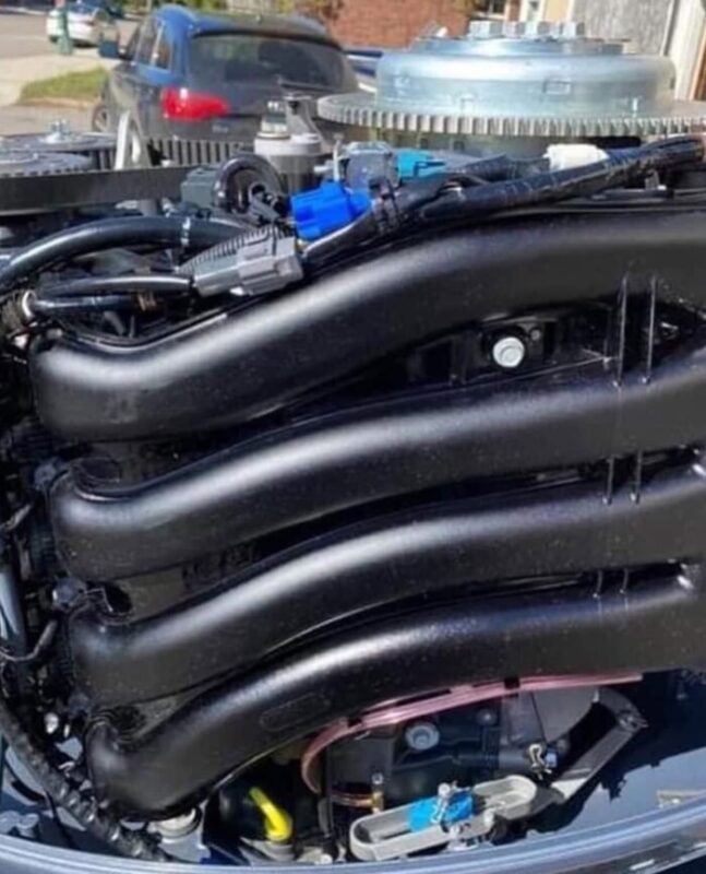 Used 2019 Yamaha F115 115 HP 4-Stroke EFI Outboard Motor – 20" Shaft – 230 Hours – Electric Start