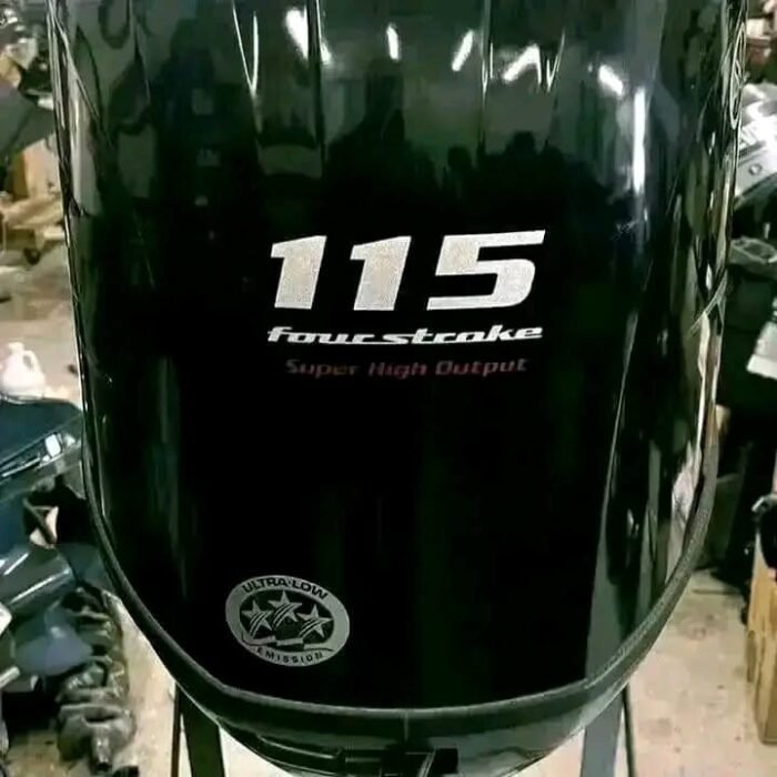 Used 2019 Yamaha VF115XA VMAX SHO 115 HP 4-Stroke Outboard Motor – 25" Shaft – 60 Hours – Complete Rigging