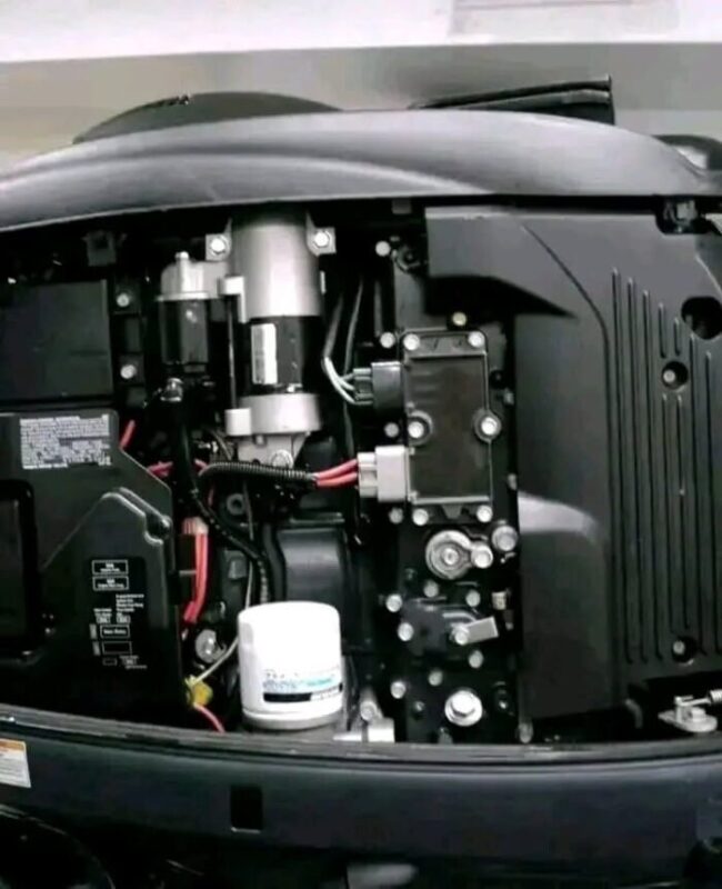 Used 2019 Yamaha VF115XA VMAX SHO 115 HP 4-Stroke Outboard Motor – 25" Shaft – 60 Hours – Complete Rigging