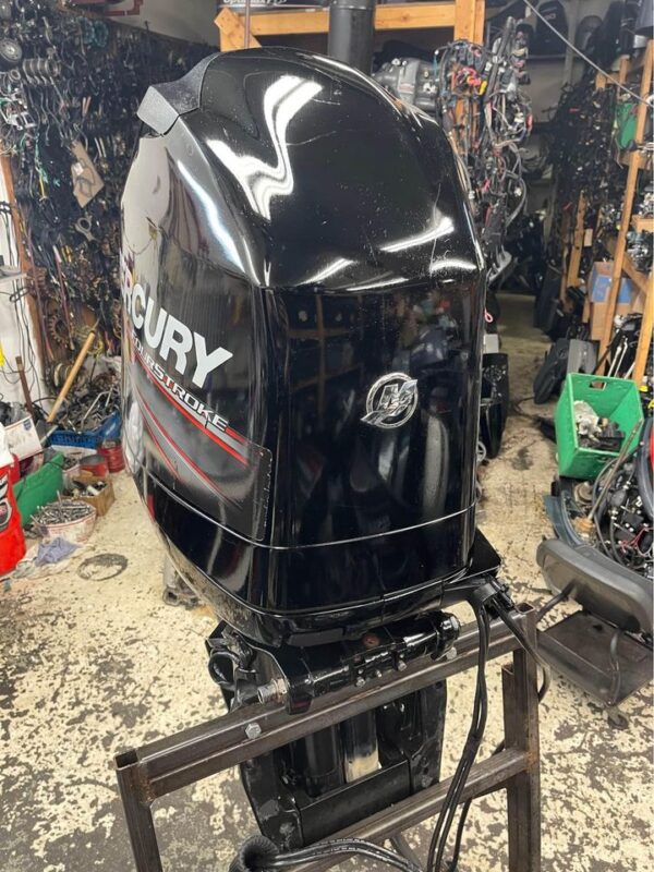 Used 2020 Mercury 115 HP EFI 4-Stroke Outboard Motor – 25" Shaft – 74 Hours – Like New