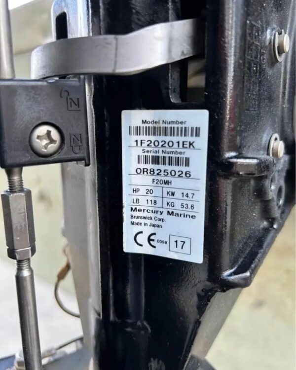 2020 Mercury 20 HP 4-Stroke Outboard Motor - Alpha Marine Outboards