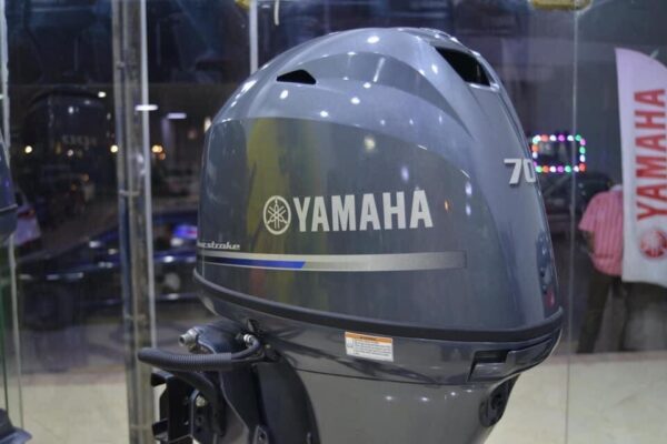 Used 2021 Yamaha 70 HP 4-Stroke Outboard Motor – 20" Shaft – 83 Hours