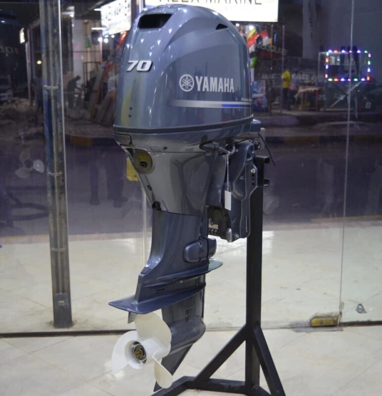 Used 2021 Yamaha 70 HP 4-Stroke Outboard Motor – 20" Shaft – 83 Hours