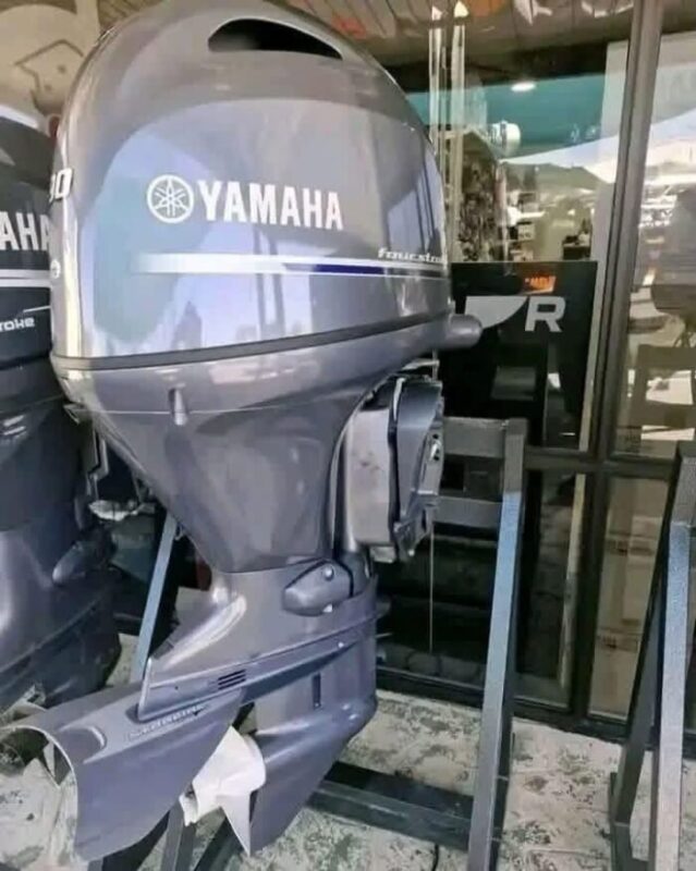 Used 2022 Yamaha F90 90 HP 4-Stroke Outboard Motor – 20" Shaft – 167 Hours – 210 PSI Compression – Like New