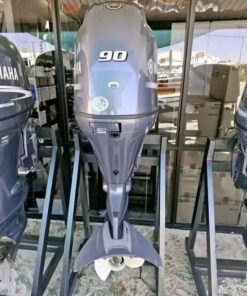 Used 2022 Yamaha F90 90 HP 4-Stroke Outboard Motor – 20" Shaft – 167 Hours – 210 PSI Compression – Like New