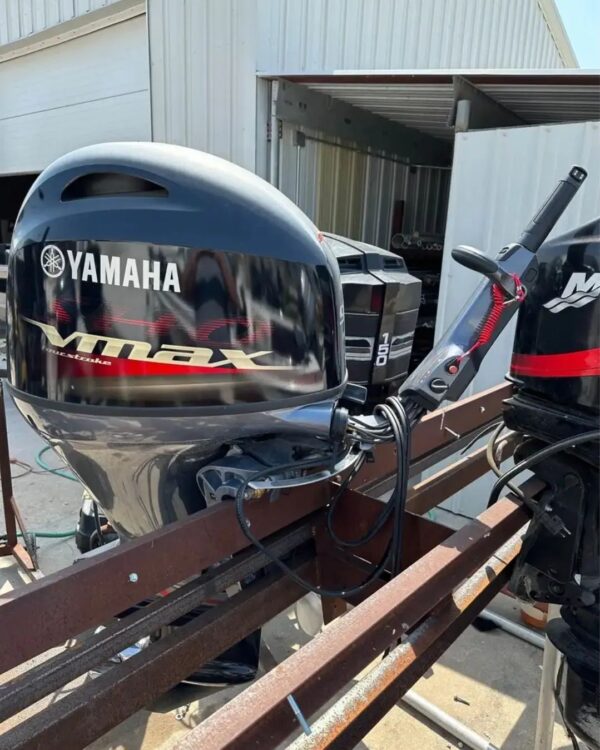 Used 2023 Yamaha 90 HP VMAX SHO Outboard Motor – 20" Shaft – Tiller Steer