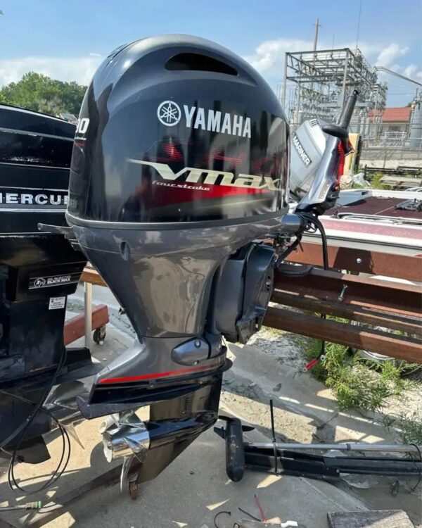 Used 2023 Yamaha 90 HP VMAX SHO Outboard Motor – 20" Shaft – Tiller Steer
