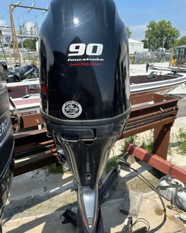 Used 2023 Yamaha 90 HP VMAX SHO Outboard Motor – 20" Shaft – Tiller Steer