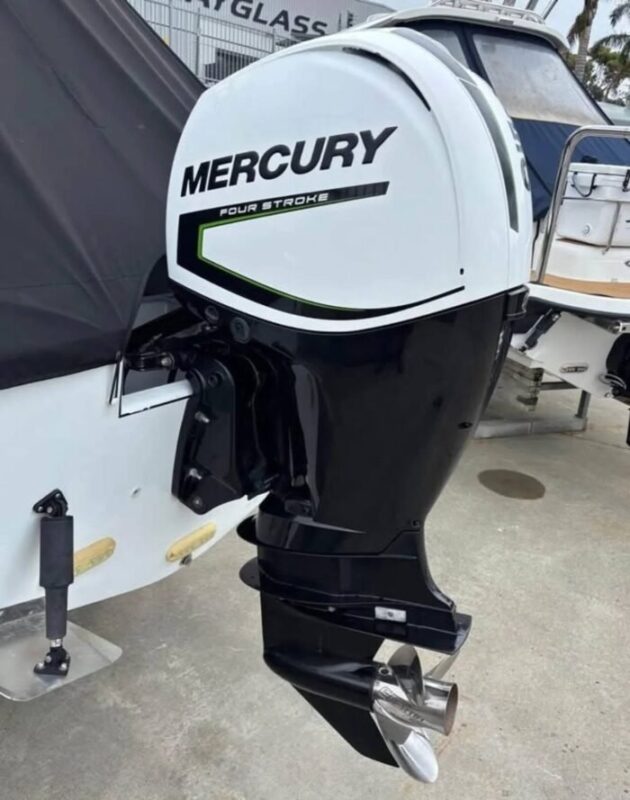 Used Mercury 150 HP FourStroke EFI Outboard Motor – 368 Hours – Complete Ready-to-Install Package