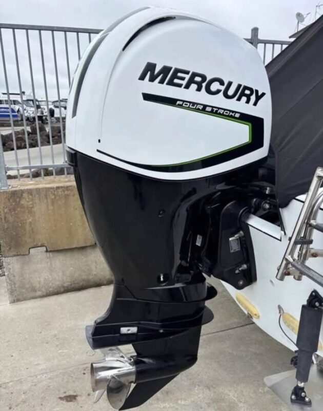 Used Mercury 150 HP FourStroke EFI Outboard Motor – 368 Hours – Complete Ready-to-Install Package