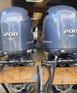 Twin Yamaha F200hp 4 stroke-electric controls - Alpha Marine Outboards