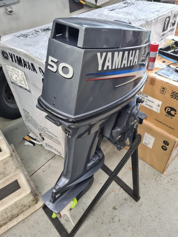 Used Yamaha 50 HP 2-Stroke 50HMHOS Outboard Motor – Short Shaft
