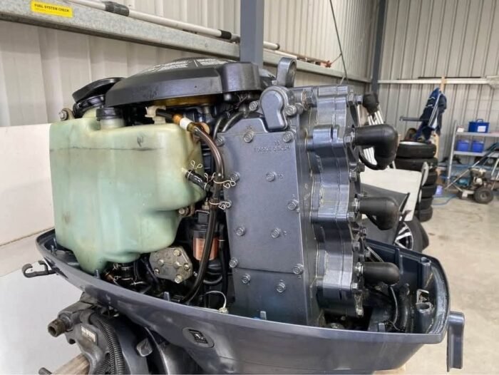 Used Yamaha 70 HP 2-Stroke Outboard Motor – 20" Shaft – Complete Rigging Package – Remote Control