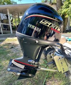 Used Yamaha VF115 VMAX SHO 115 HP 4-Stroke Outboard Motor – 20" Shaft – 30 Hours – Complete Controls & Accessories